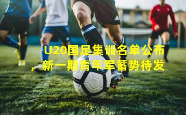 U20国足集训名单公布，新一期青年军蓄势待发